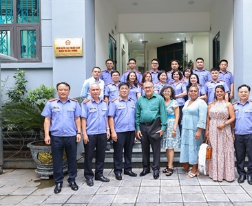 Viện KSND quận Hai Bà Trưng đón tiếp đoàn Viện KSND tối cao Cuba